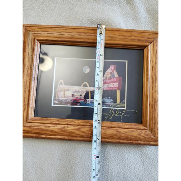 Signed and Framed Larry Johnston McDonalds in Neon photo Print Art - Picture 5 of 9